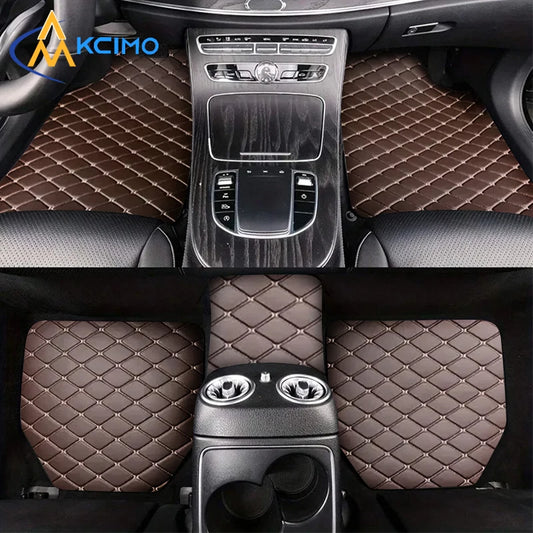 防水PUレザー 車用フロアマット 5点セット